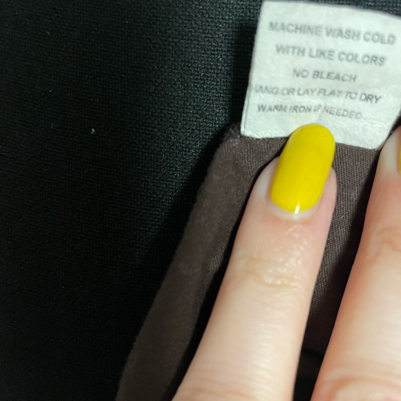 Brown and white polka dot top size medium - Picture 5 of 7